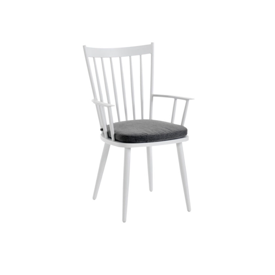 alvena-stol-med-armlæn-hvid-grå-hynde
