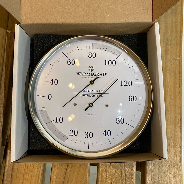 luksus termometer og hygrometer